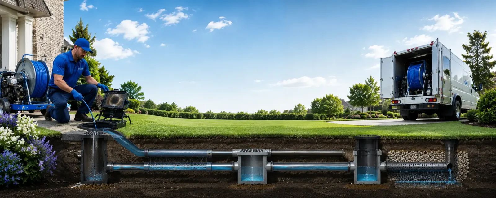 Outdoor drain cleaning information for Piney River, VA